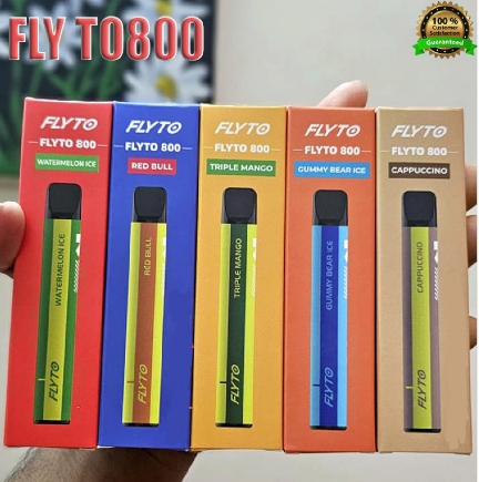 FlyTo 800 Gummy Bear ICE Flavour 50mg/ml Nicotine 400mAh Battary Smooth And Natur..
