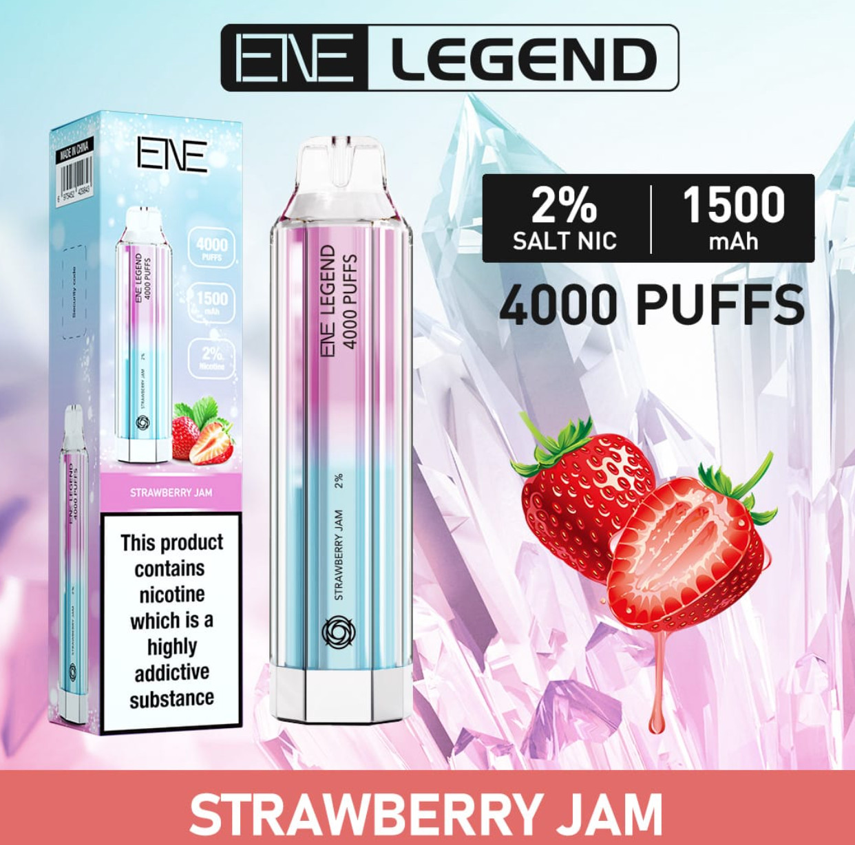 Elux ENE Legend 4000 Puffs ডিসপোজেবল ভ্যাপ।